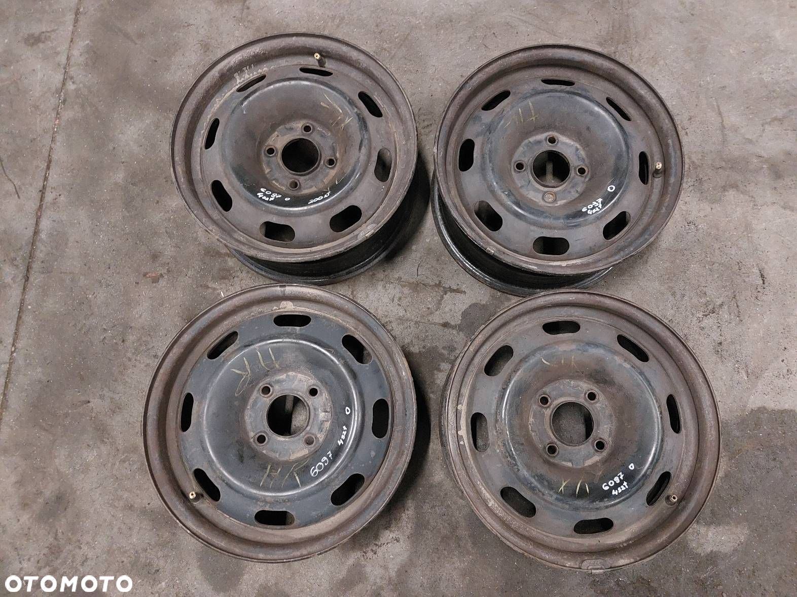 FELGI STALOWE 4 SZT PEUGEOT 206 I 4X108 6JX15 ET27 FI65,1 - 1