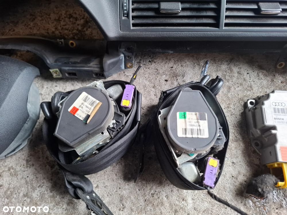 DESKA ROZDZIELCZA KOKPIT KONSOLA PASY SENSOR PODUSZKA AUDI A4 B7 SLASK WYSYLKA VAT - 2