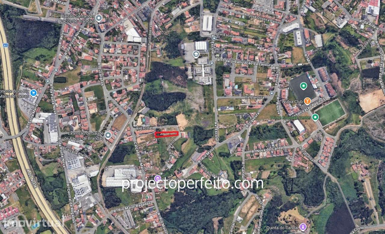 Terreno Urbano  Venda em Paços de Brandão,Santa Maria da Feira - Grande imagem: 3/8