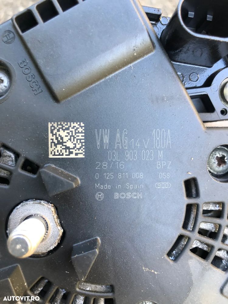 Alternator Skoda Octavia 3 2.0 CRMB 2016 71.000km - 5