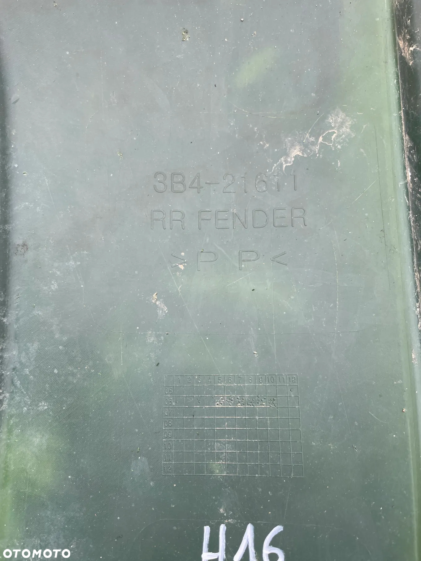 PLASTIK TYŁ OWIEWKA YAMAHA YFM 550 700 GRIZZLY 3B4-21611 - 6