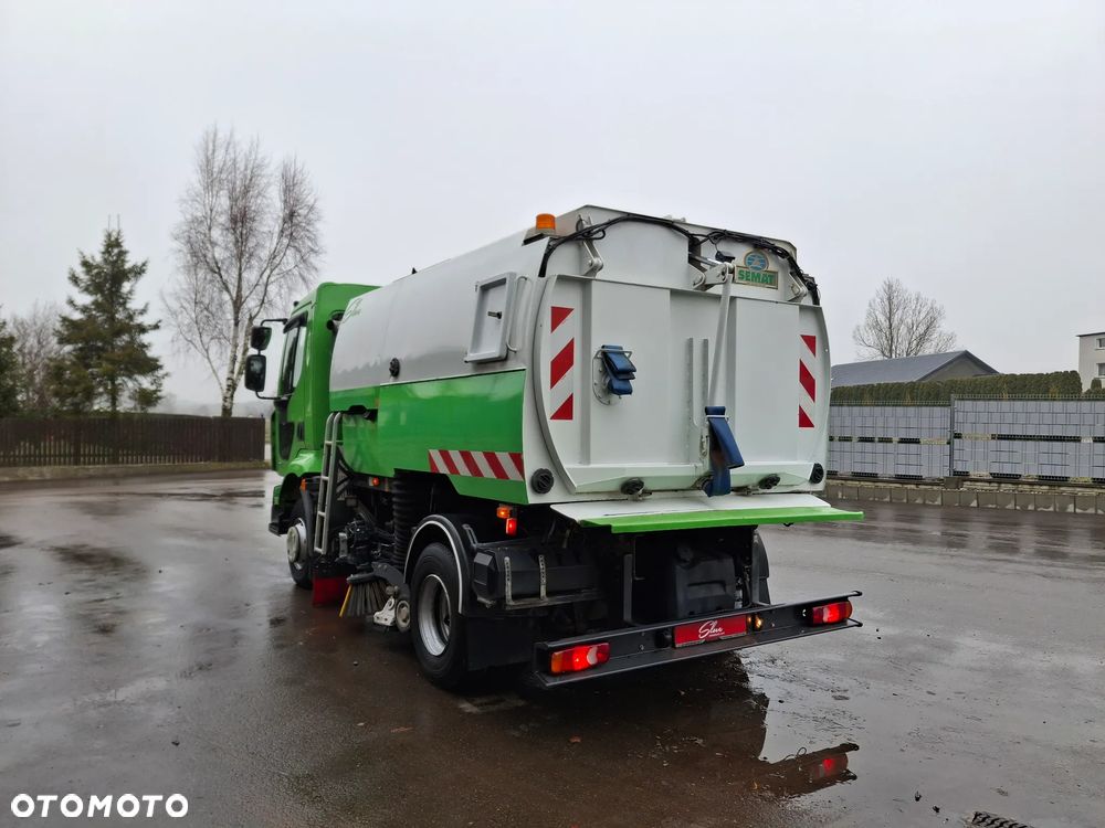Renault Midlum 220 Zamiatarka Johnston SEMAT Szczotki L/R Obie Strony Dodatkowy SIlnik W Zabudowie Klimatyzacja EUnited PM10 - 3