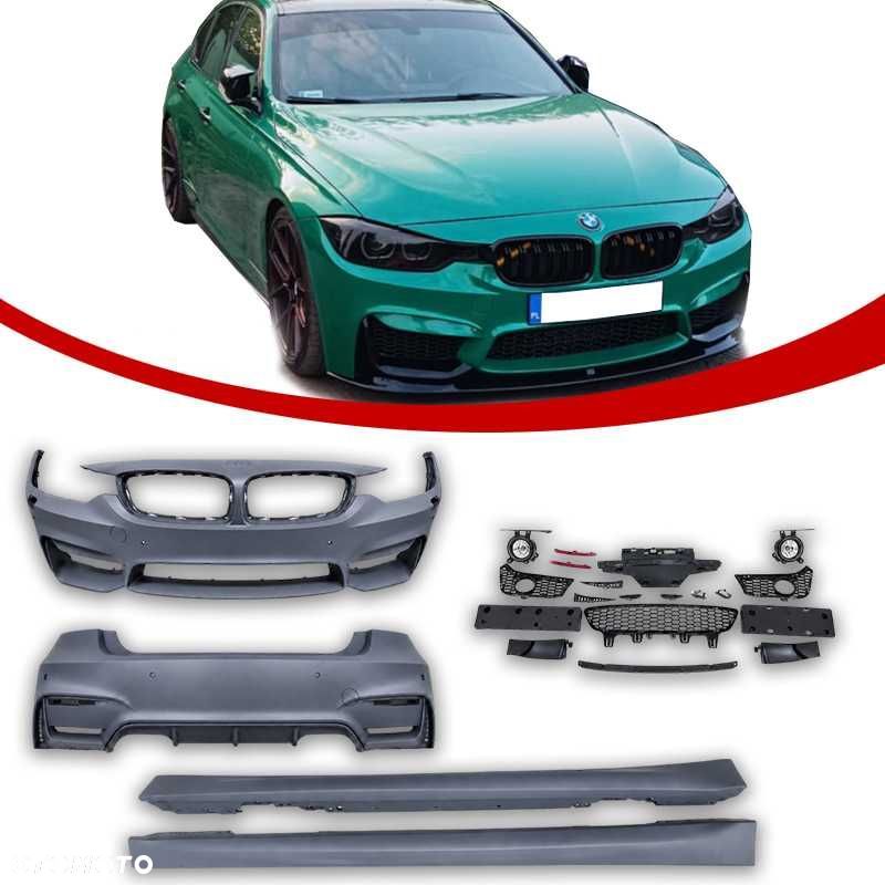Komplet Bodykit BMW F30 Zestaw Zderzaków M3 look Halogeny PDC