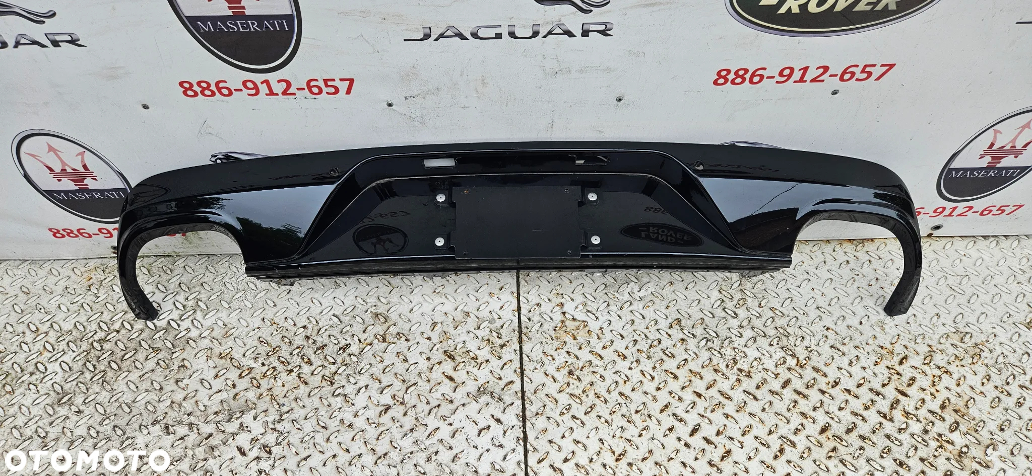 Jaguar XJ 351 LIFT 2015-2019 R-SPORT Dyfuzor zderzaka tylnego Spojler zderzaka tył pod 4x PDC  FW9M-17A894-AA - 2