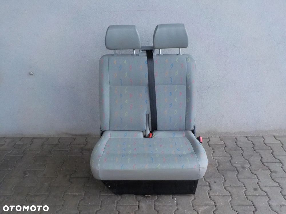 VW T5 FOTEL PODWÓJNY PASAŻERA PRZÓD DWÓJKA INKA - 1