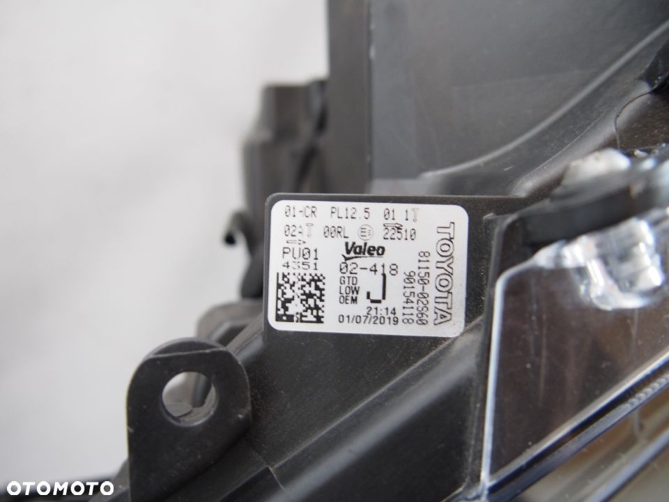 Toyota Corolla Reflektor lewy lampa lewa 12 XII LED - 4