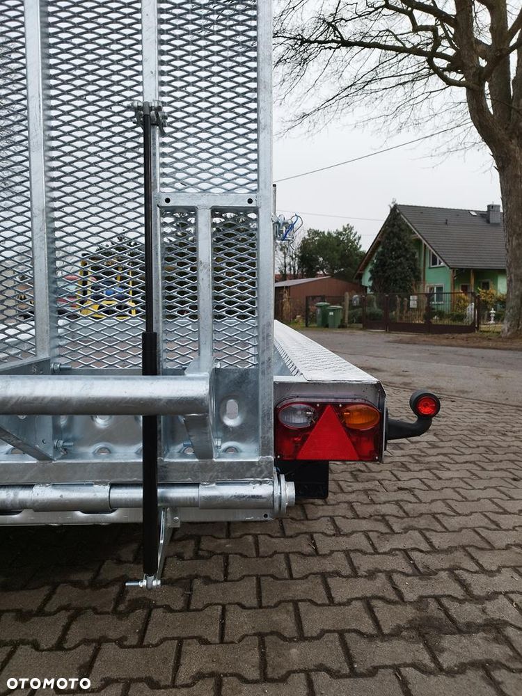 Wiola Przyczepa Wiola B3540 MAX TRAP 390x188 3 osie DMC 3500kg mocna spawana rama minikoparka walec - 11