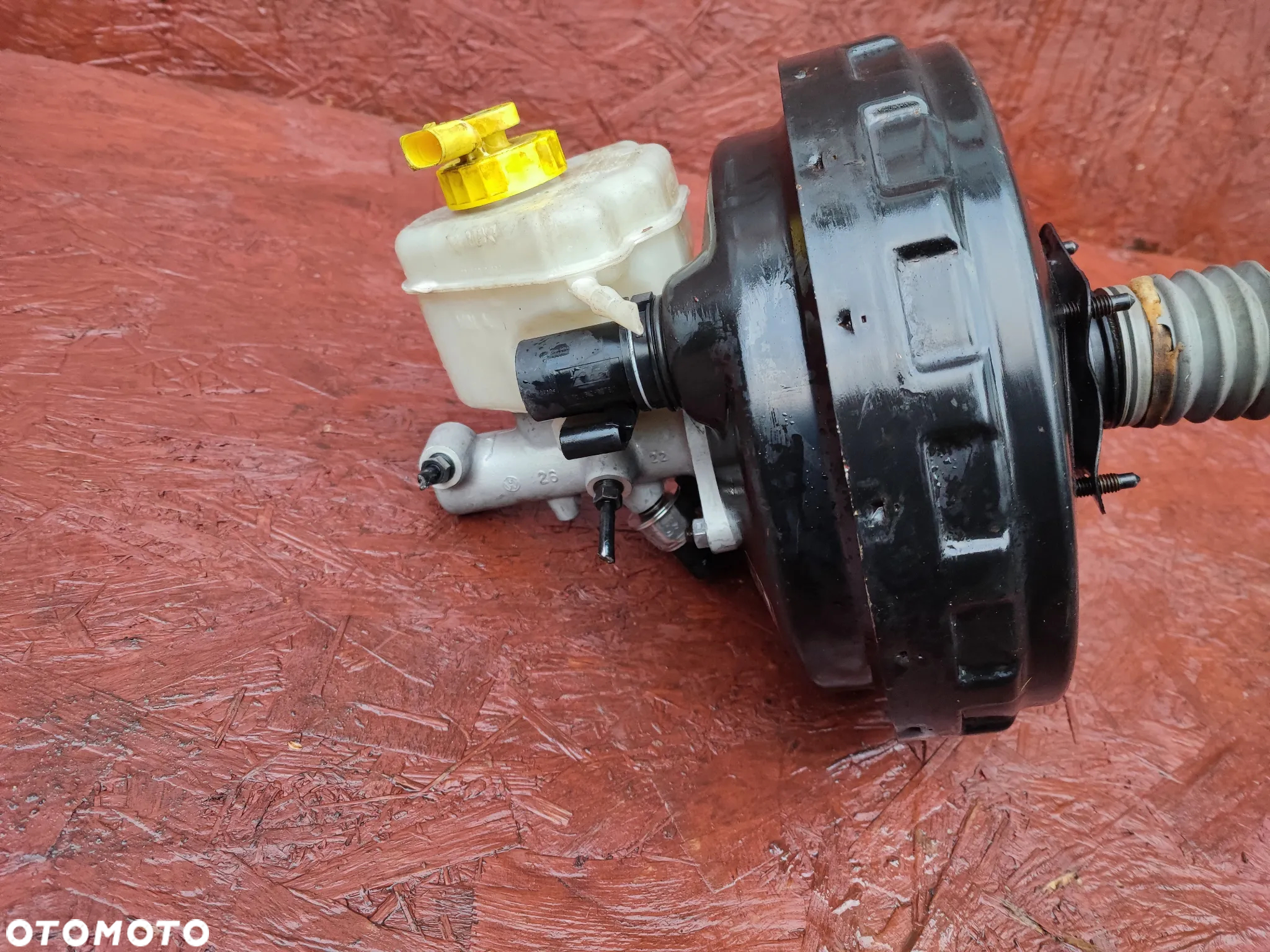 PORSCHE CAYENNE ORYGINALNA POMPA HAMULCOWA + SERWO HAMULCOWE EUROPA AUTOMAT + CZUJNIKI SIŁY HAMOWNIA O NR. 03 7869 2201.4 / 7L5 612 101 OEM - 2