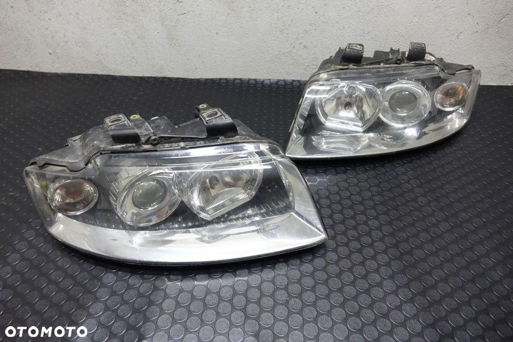 REFLEKTOR 2 SZT KPL EU LAMPY L+P KSENONY AUDI A4 B6 8E0941007S - 3