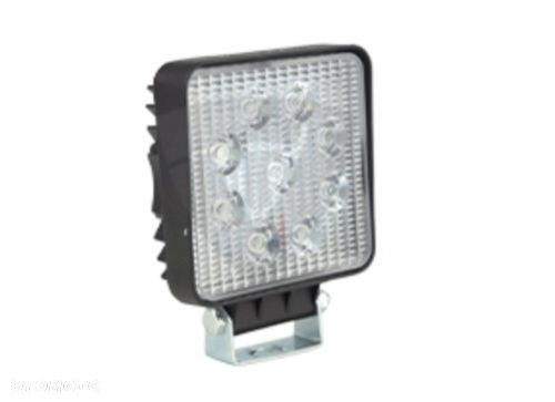Lampa Robocza 9 LED kwadratowa 27W - 1