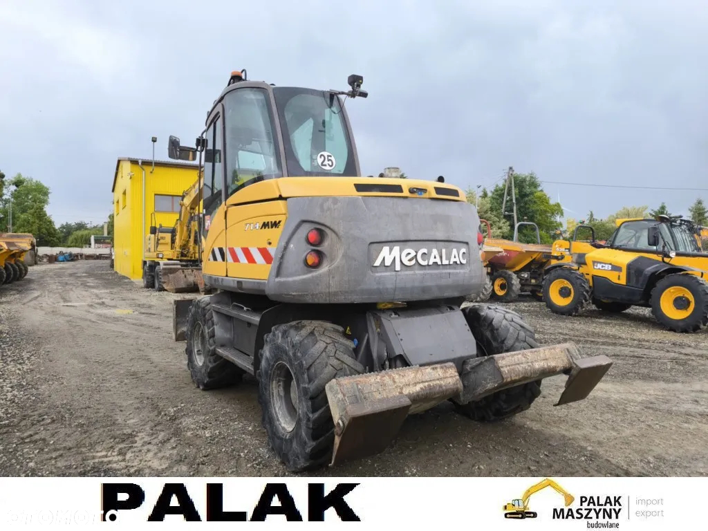 Mecalac Koparka kołowa MECALAC  714 MW +ROTATOR , 2014 rok - 7