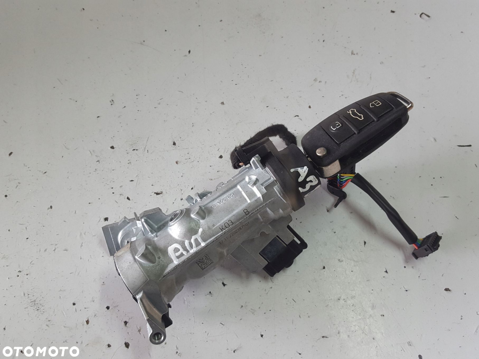 AUDI A3 8P LIFT 08-12r STACYJKA KLUCZYK AUTOMAT 1K0905851B 1K0953527C - 1