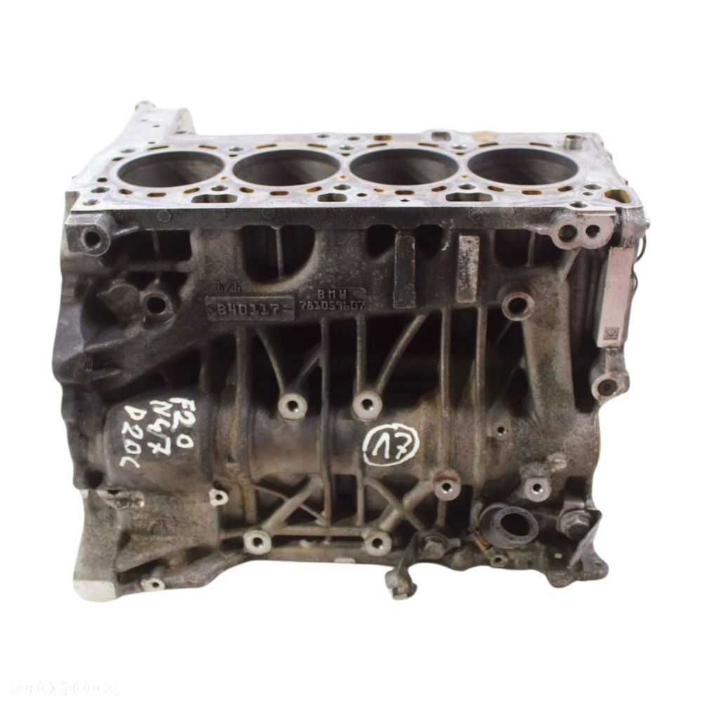 BLOK SILNIKA BMW E90 F20 F10 F30 F31 2.0D N47D20C NOMINAŁ