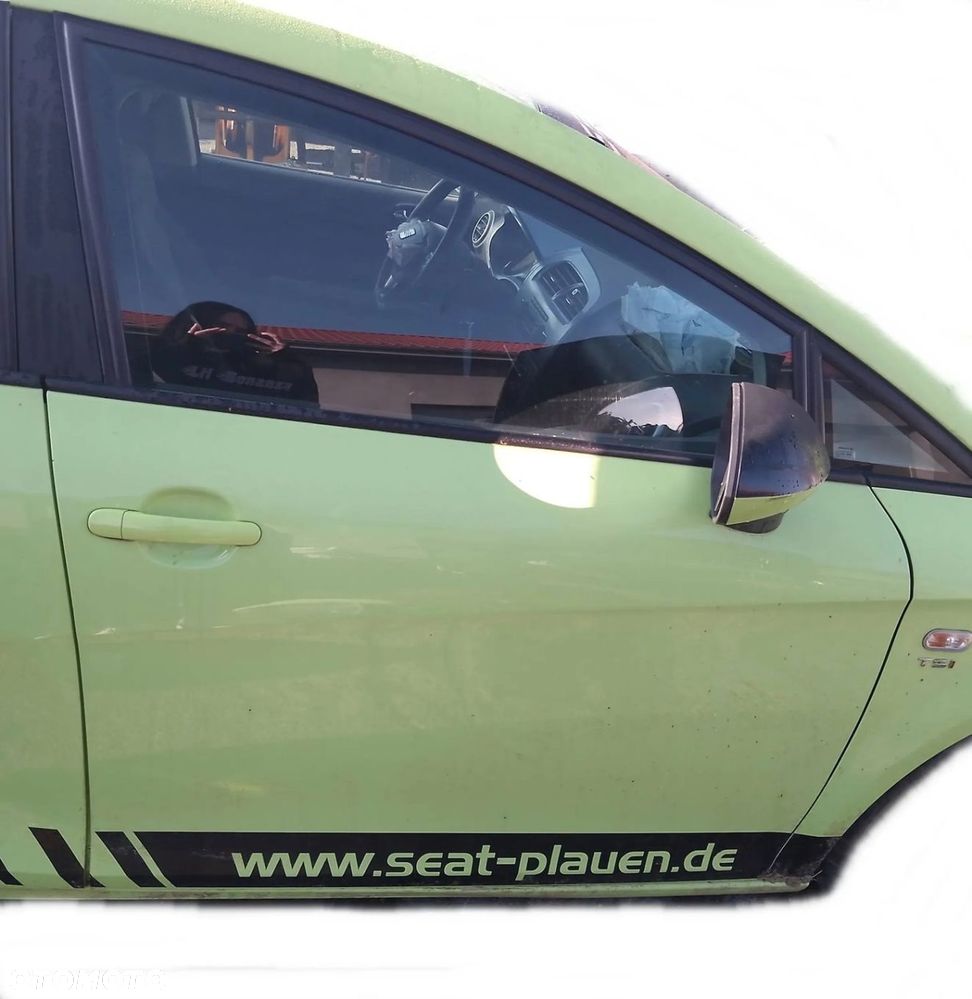 SEAT LEON II 05-12 DRZWI PRAWE PRZÓD PRZEDNIE LS6E KOMPLETNE - 1