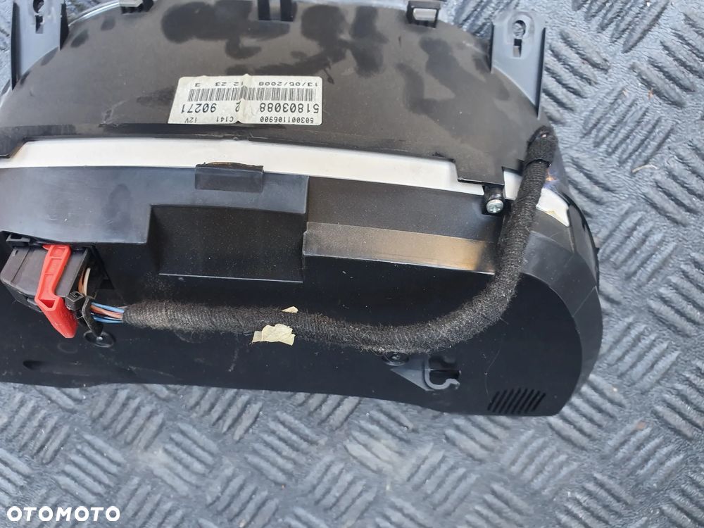 LICZNIK ZEGARY 51803088 FIAT GRANDE PUNTO 1.4 8V BENZYNA ORYGINAŁ EUROPA - 5