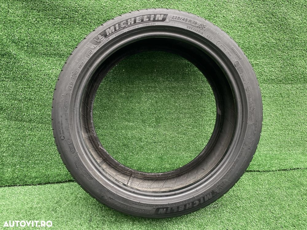 Set 4 anvelope vara 225 45 19 Michelin PilotSport4  Dot 2519 4mm - 2