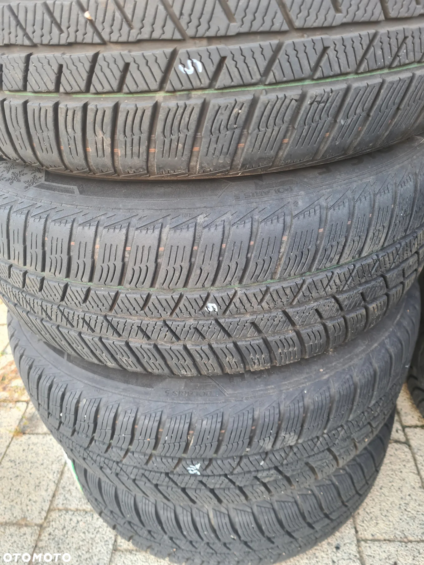 4 felgi aluminiowe ALU r16" cali 6,5jx16 et55 rozstaw 5x114,3 Mazda 6 GH opony ZIMA Barum 205/60r16 koła - 13