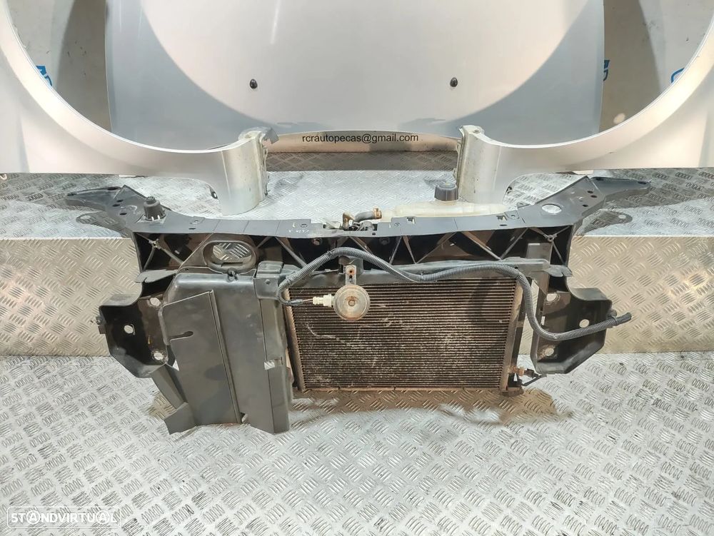 Frente Completa Renault Clio 3 Cinza - Mk3 Fase 2 - Parachoques | Farol | Simbolo | Guarda Lamas | Capo | Capot | Parachoque | Frontal | Guarda Lama | Farol | Radiador | Ventilador | Fibra - 5