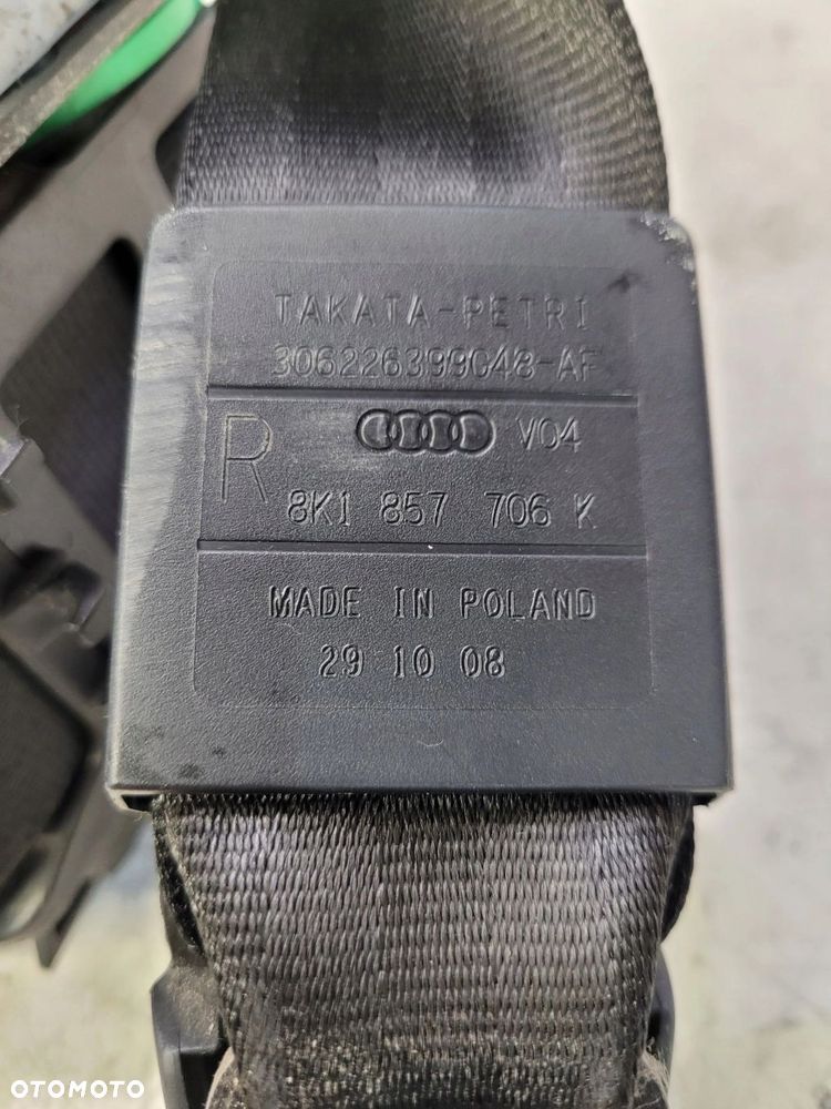 PAS BEZPIECZEŃSTWA PRAWY AUDI A4 B8 8K1857706K - 3