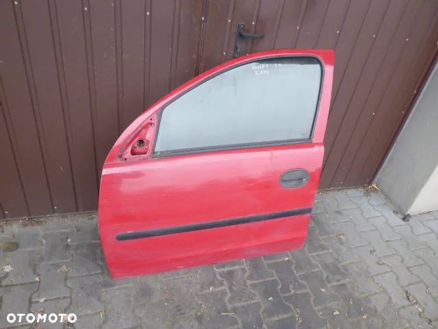 DRZWI LEWY PRZÓD LEWE PRZEDNIE KOMPLETNE OPEL CORSA C Z573 - 13