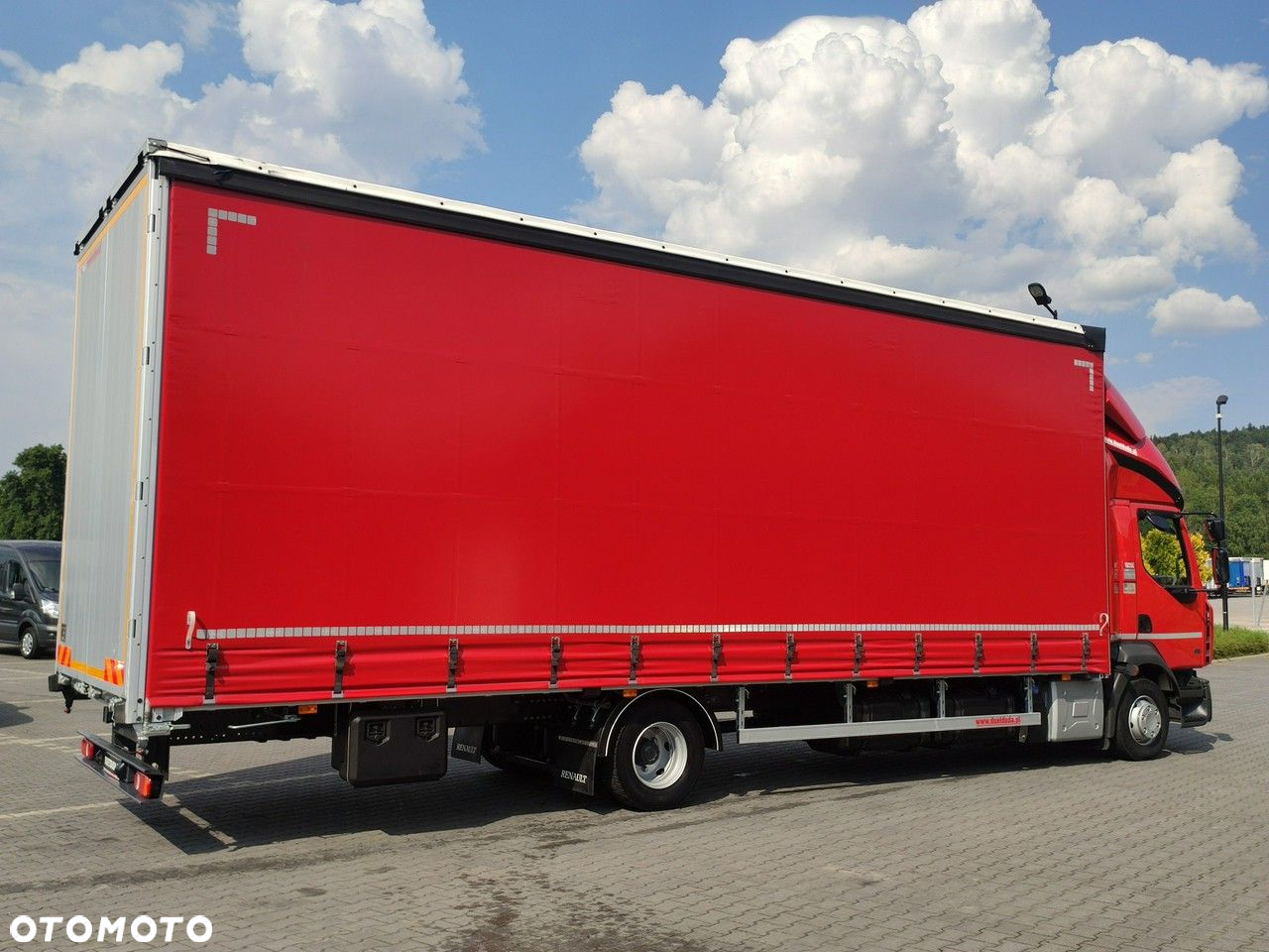 Renault D12.240 E6 Firana Tył Drzwi  Dach Zsuwany Długa 830cm - 11