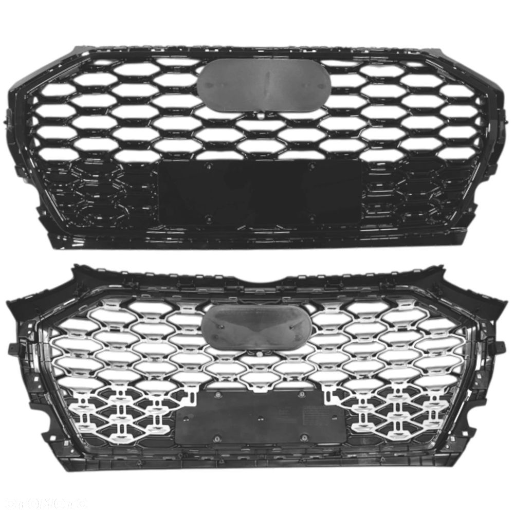 AUDI Q5 80A 2020+ LCI LIFT ATRAPA CHŁODNICY GRILL BLACK CZARNY - 5