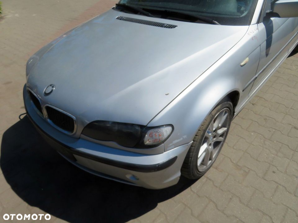 MASKA ZDERZAK BŁOTNIKI LAMPA 3 E46 LIFT 354 BMW 2002-2005 SREBRNY PRZÓD KOMPLETNY - 4