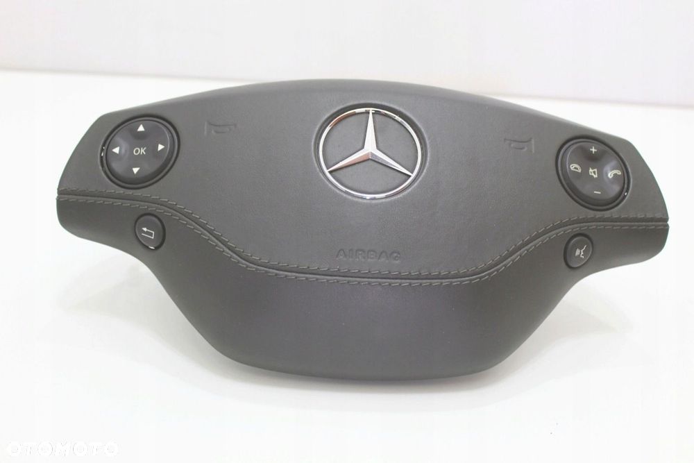 Airbag poduszka kierowcy skóra multifunkcja jak nowa Mercedes W221 CL W216 - 3