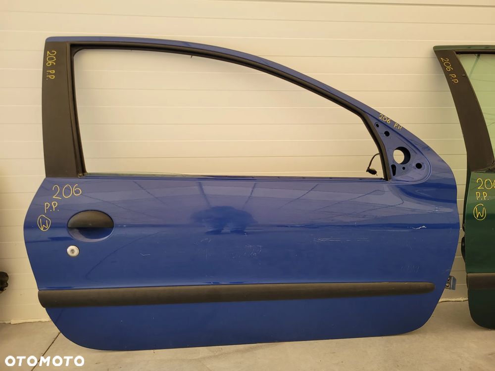 DRZWI PRAWY PRZÓD PEUGEOT 206 3D - 3