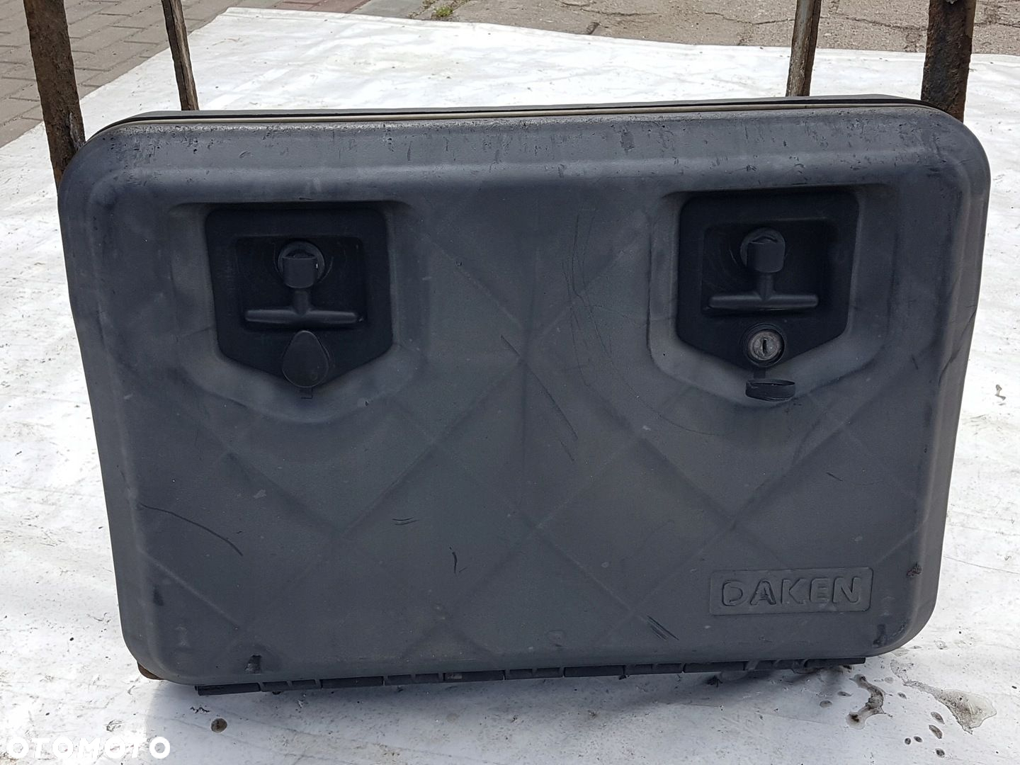 SKRZYNKA NARZĘDZIOWA DAKEN NA PASY NACZEPOWA PRZYCZEPY LAWETY 63X50X45 - 7