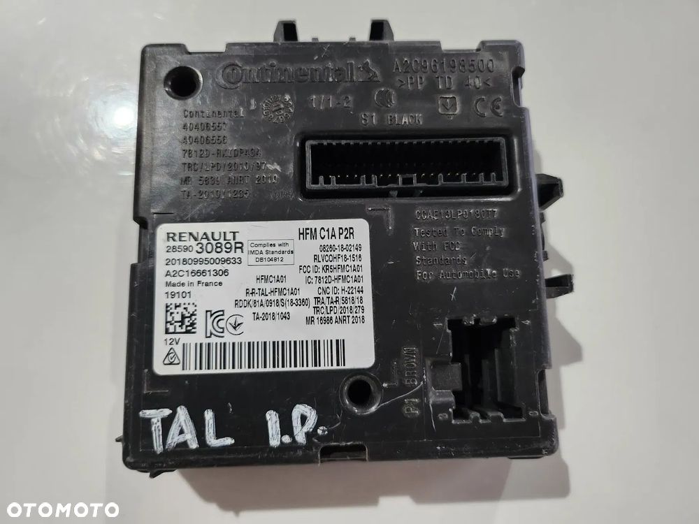Moduł sterownik karty czytnik kart hand free Renault TALISMAN MEGANE IV ESPACE V LIFT - 4