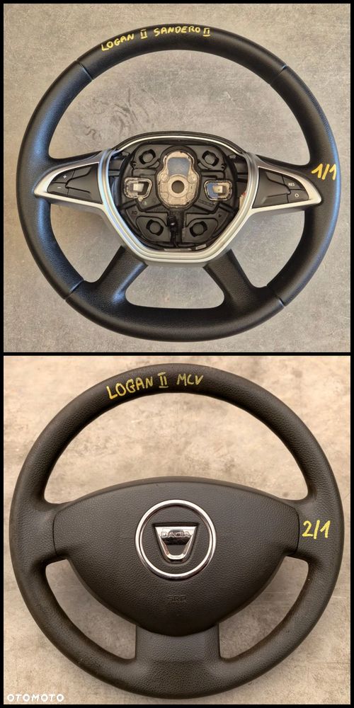 KIEROWNICA DACIA 484005093R 34227004B 34227011B LOGAN II SANDERO