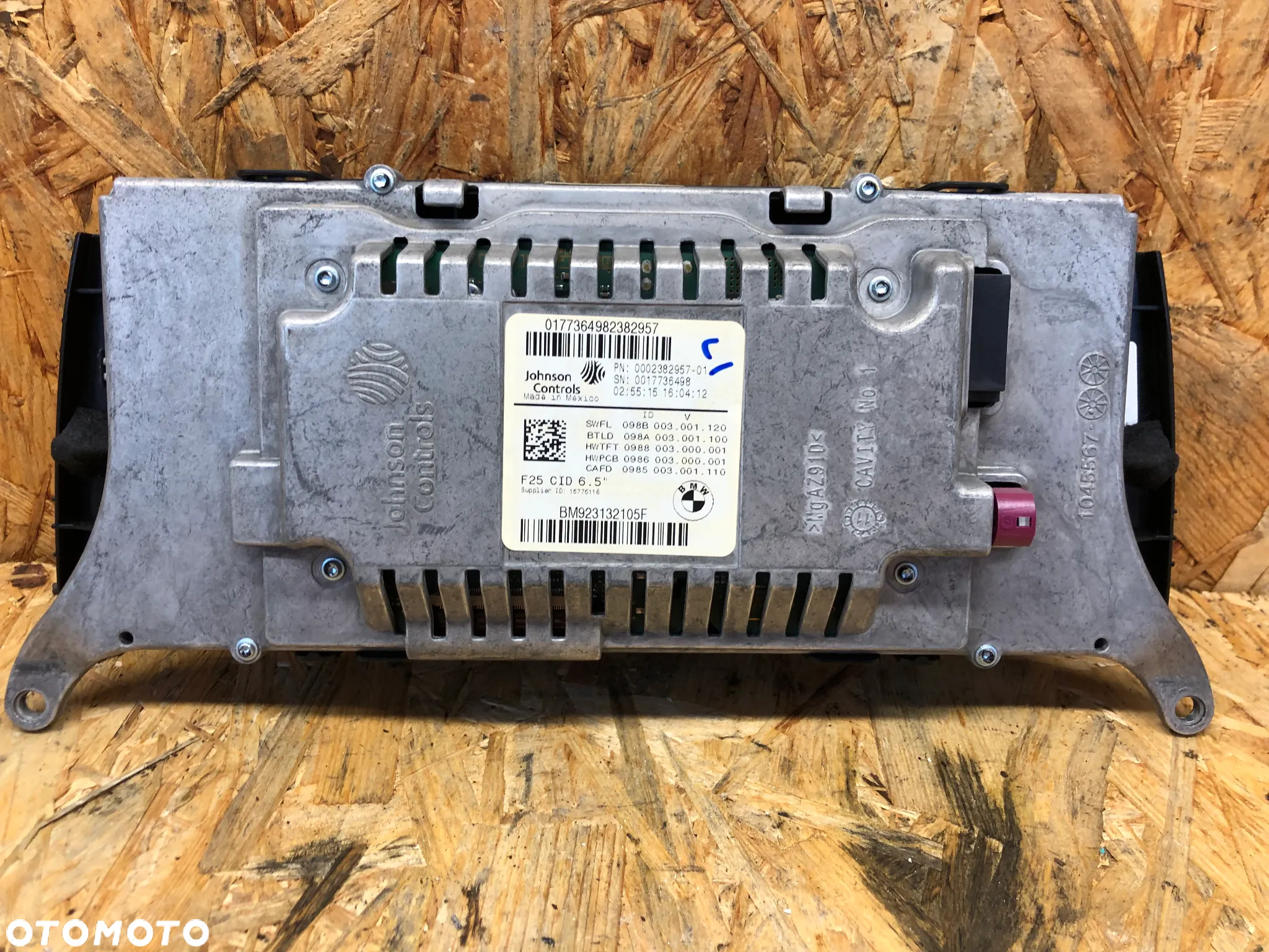 MONITOR WYŚWIETLACZ NAWIGACJI BMW X3 F25 9231321 - 2