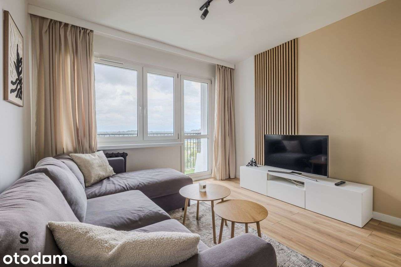 Nowoczesny 2-pokojowy apartament z widokiem i balk