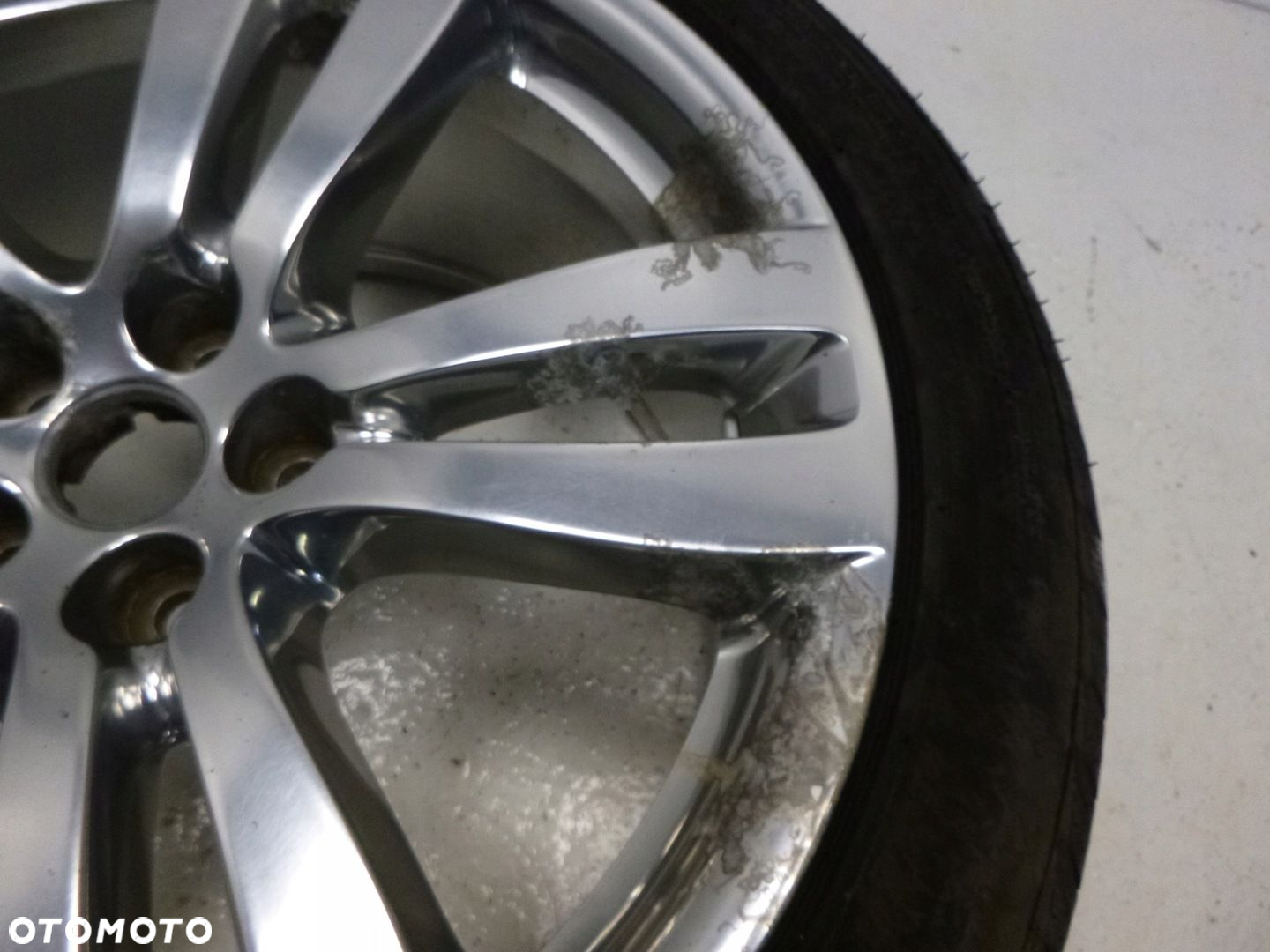 JAGUAR XF XE XJ 10X19 ORYGINALNA FELGA ALUMINIOWA R19 ET46 5x108 OPONA PIRELLI 275/40 WIELOSEZON KOŁO - 7