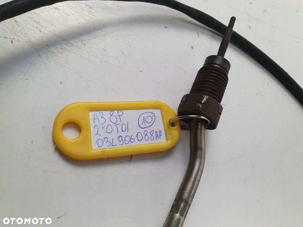 Czujnik Temperatury Spalin Audi A3 8P 2.0 TDI 03L906088AP - 6