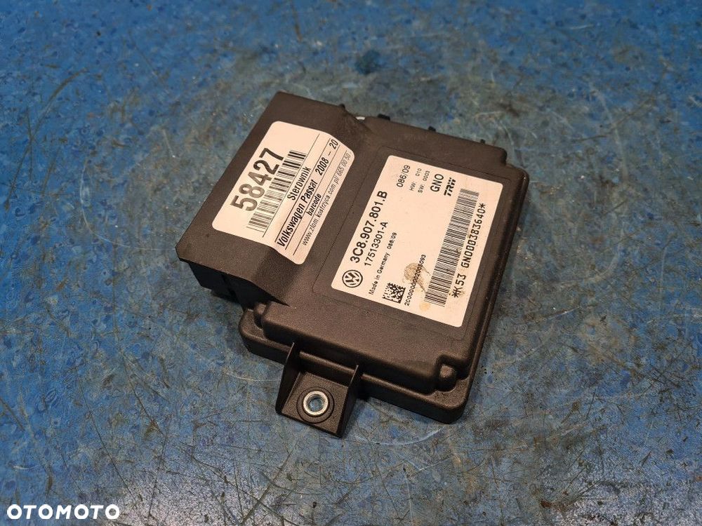 VOLKSWAGEN PASSAT CC STEROWNIK HAMULCA RĘCZNEGO 3C8907801B - 3