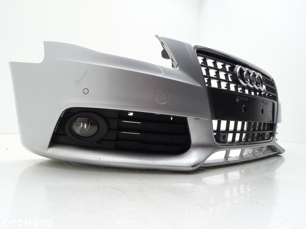 Zderzak przód przedni pdc lx7w atrapa grill halogen 8k0807437 audi a4 b8 - 3