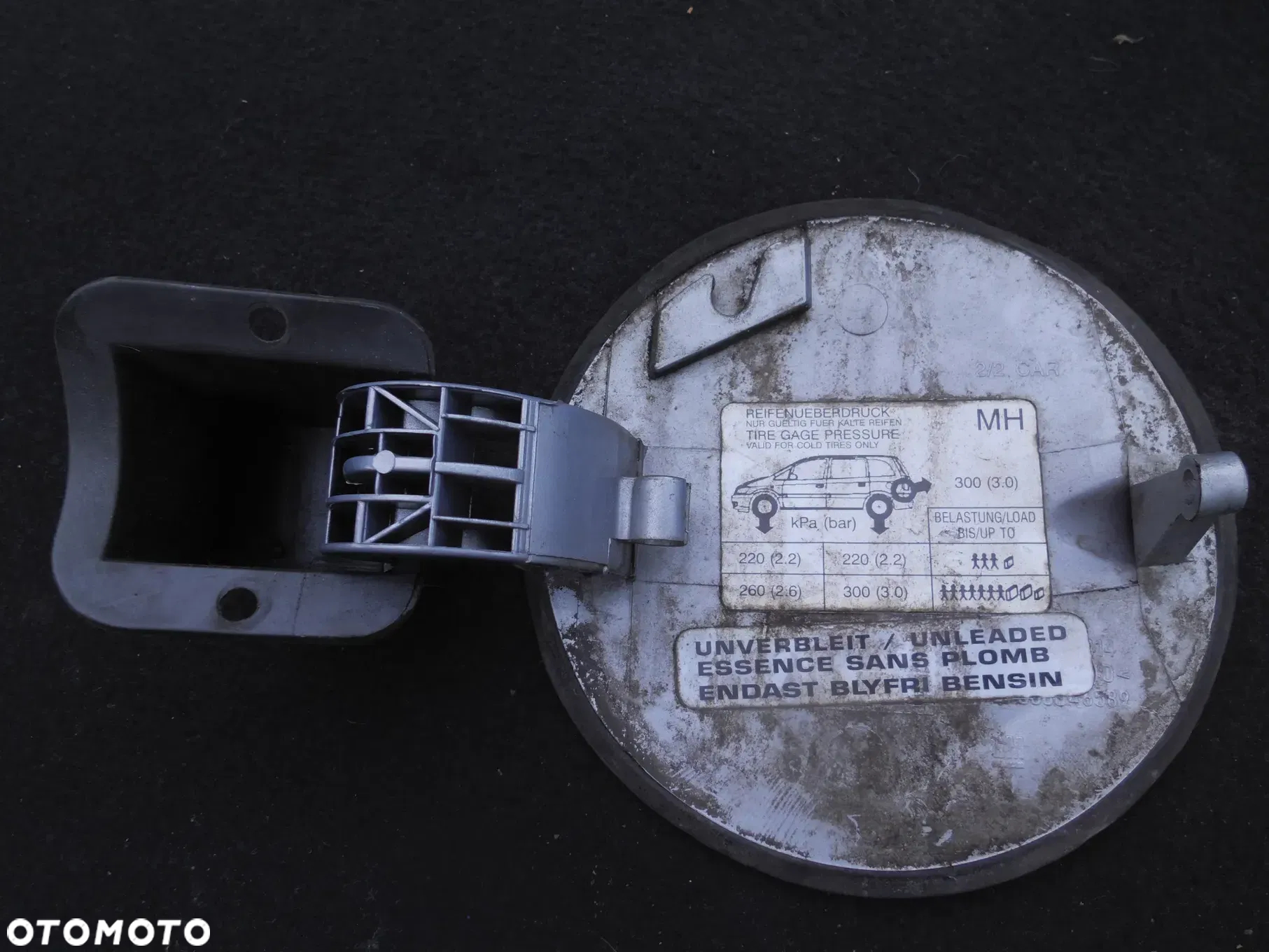 OPEL ASTRA G II KLAPKA WLEWU PALIWA 90559411 008046589 SREBRNA WIELE SZTUK DO WYBORU - 8