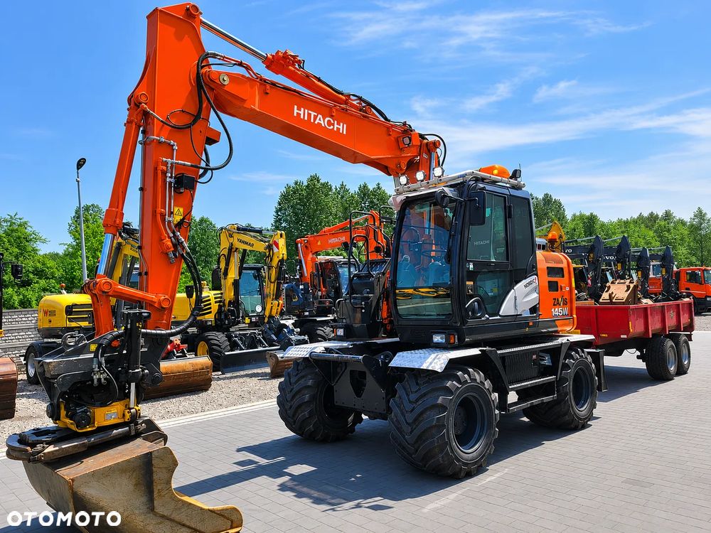 Hitachi ZX145W / ROTOTILT ze szczypcami / przyczepa / - 1