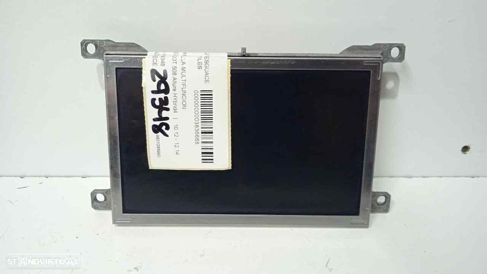 TELA/ECRÃ MULTIFUNÇÕES PEUGEOT 508 - 1