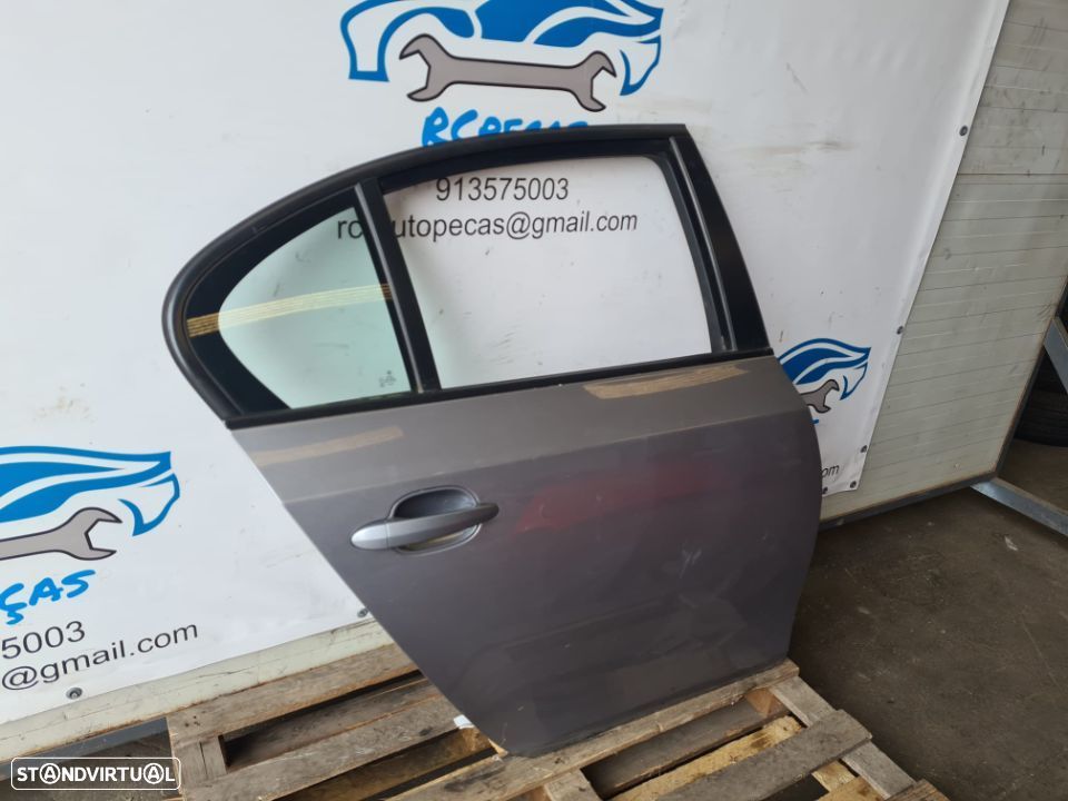 PORTA PORTAS TRASEIRA TRÁS DIREITA 41527202342 7202342 BMW SERIE 5 E60 SEDAN CARRO FECHO ELEVADOR MOTOR PUXADOR VIDRO - 2