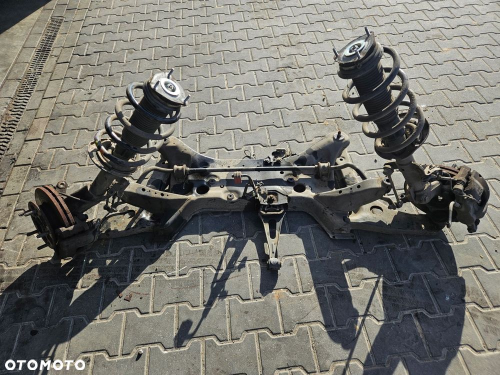 ford transit custom mk8 lift 2.0 tdci kołyska sanki wózek mcpersony komplet - 2