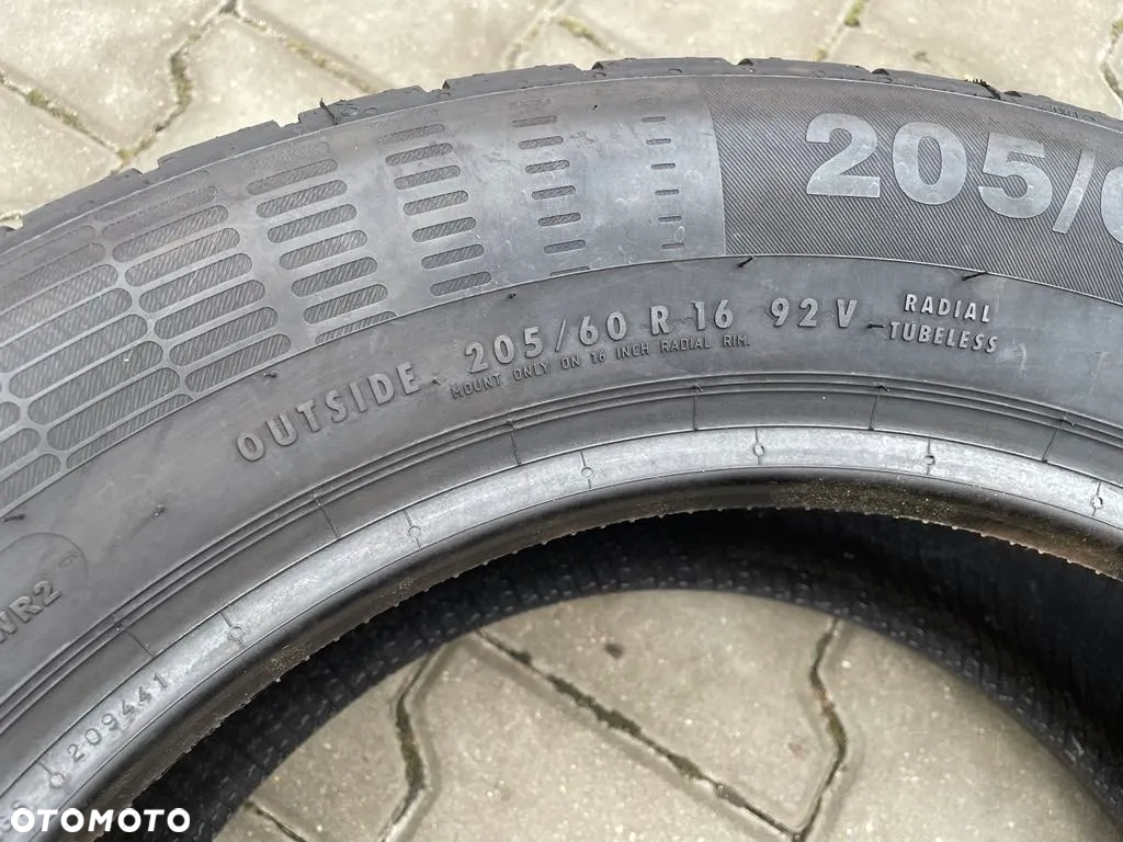 205/60R16 Continental Opony Lato 2szt. 7mm - 3