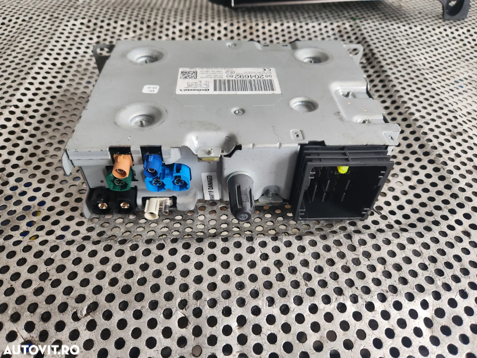 Modul Unitate Display Navigatie Peugeot 3008 5008 An 2017-2018-2019-2020-2021-2022-2023 Cod 9820469280 9810032680 Dezmembrez Peugeot 5008/3008 - Dezmembrari Arad - 5