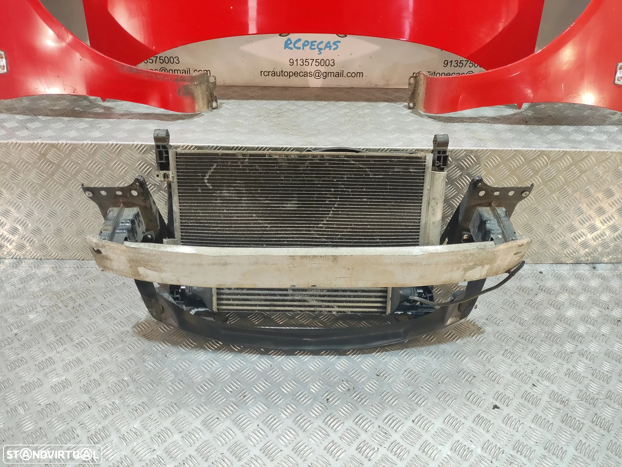 FRENTE COMPLETA OPEL CORSA D S07 CAPOT PARACHOQUES GUARDA-LAMAS OTICAS RADIADOR VENTILADOR FRENTE FIBRA REFORÇO - 8