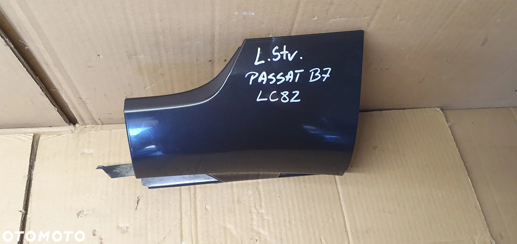 Listwa progowa osłona progu zaślepka lewy tył VW Passat B7 LC8Z 3AA853897 - 2