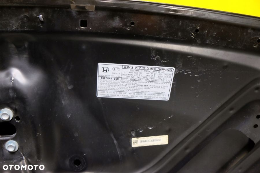 HONDA PILOT RIDGELINE 2016-2022 MASKA POKRYWA USA - 8