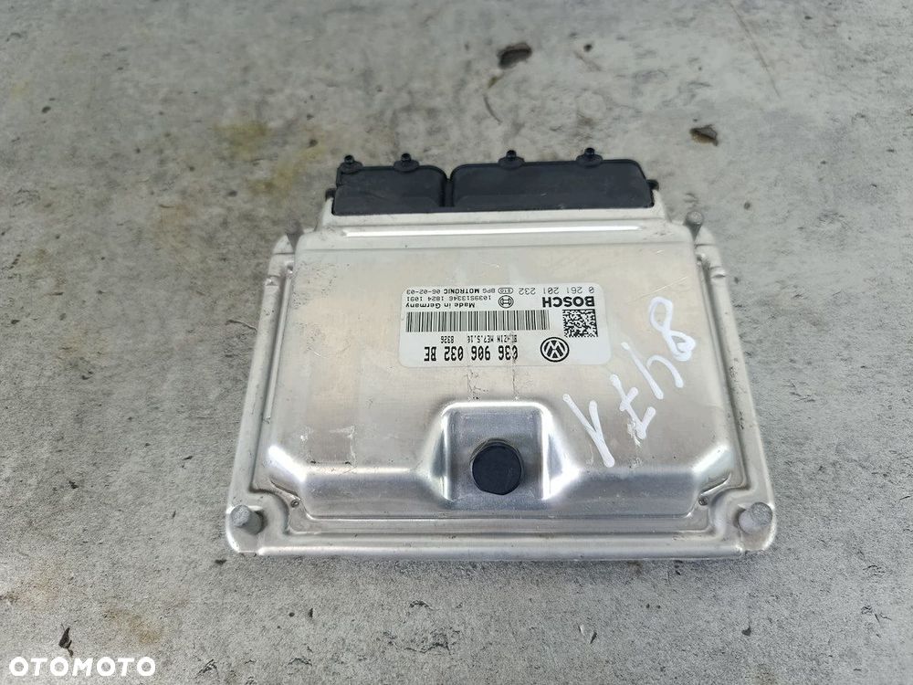 KOMPUTER, STEROWNIK VW GOLF V 036906032BE 0261201232  BOSCH 1.4 16V - 1