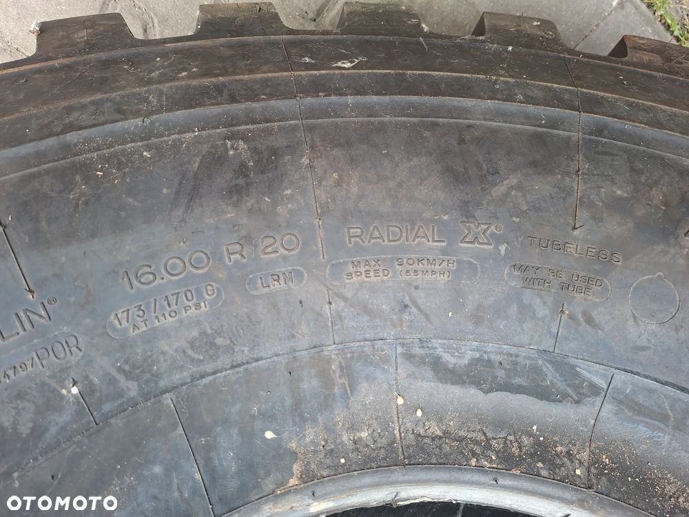 Opona 16.00 R20 Michelin XZL radialna koparka , Fadroma , ciężarówka - 5